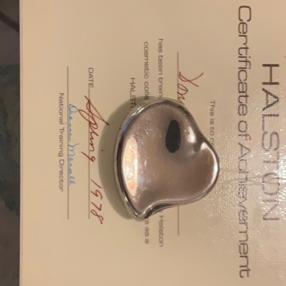 1978 Halston Elsa Peretti Silver Compact